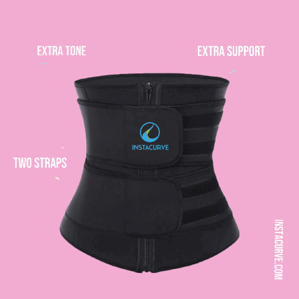 Insta Slim Men's Slimming Compression Firming Belt, for Slimming, Tummy  Control, Special Occasion, Back Support, Posture Support (Black, Medium)